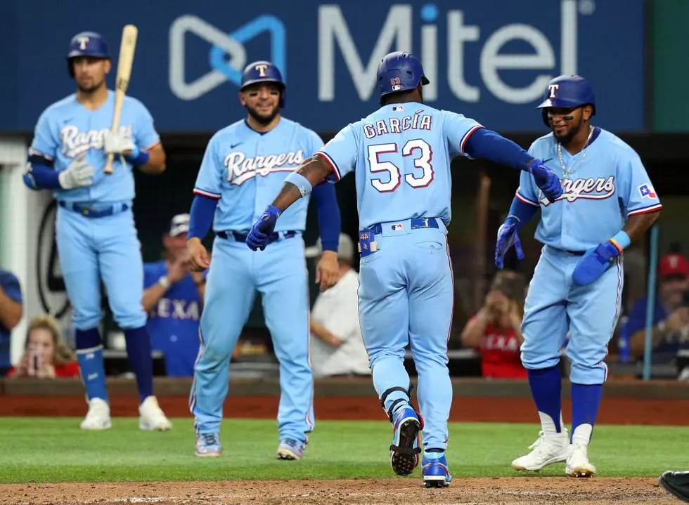 García Slam for Rangers in 13-2 Win to Avoid Sweep by Astros